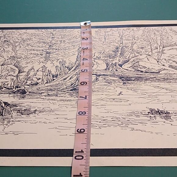 Paul Anthony Lee "Windy Cranberry Lake" Landscape Art Print Artist Proof 1984 - Picture 9 of 10